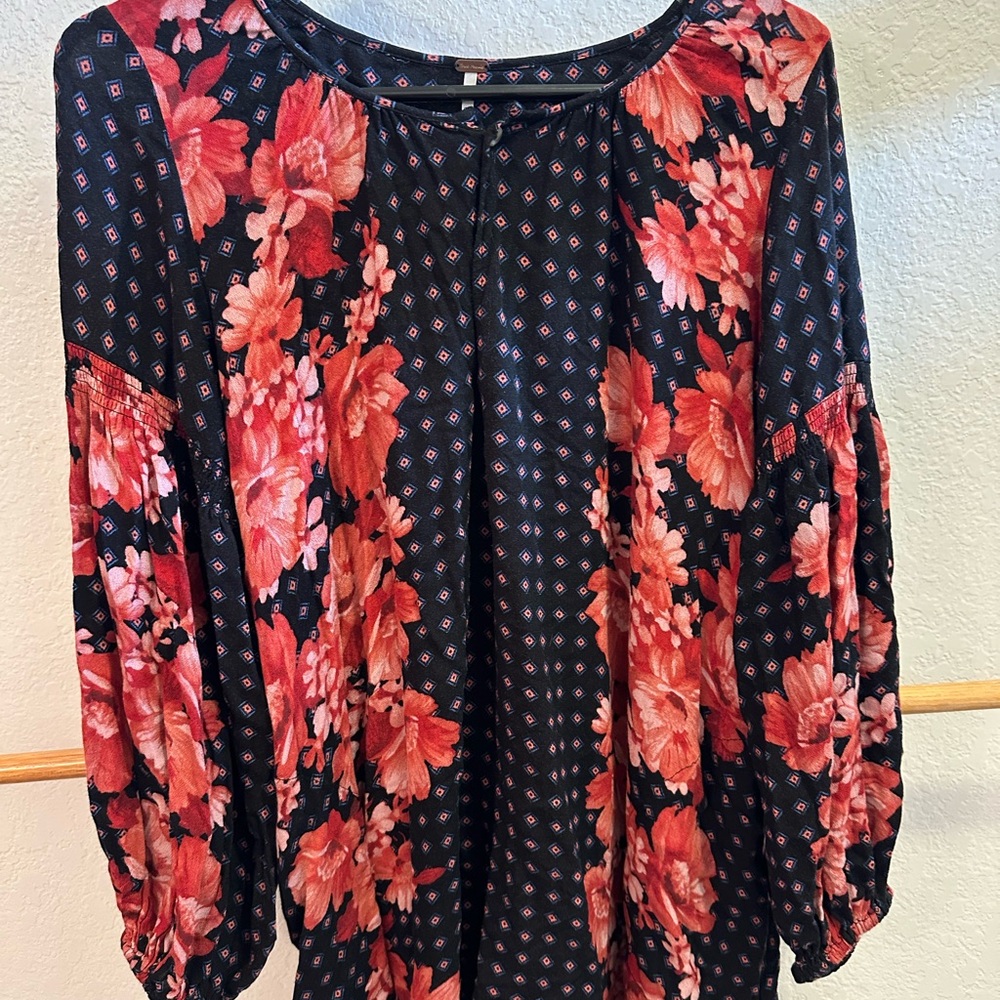 Free People Floral Romper